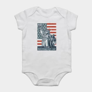 4th July - US Independence Baby Bodysuit